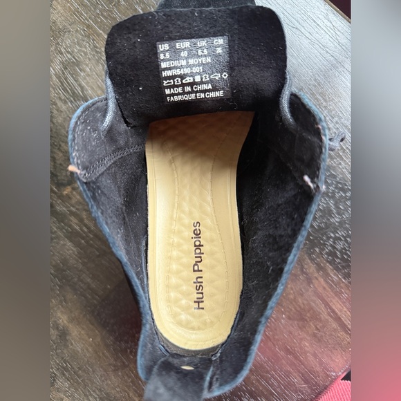 Hush Puppies Black Suede Tassel Ankle Boots Sz 8.5 Ladies, excellent condition - Picture 8 of 8